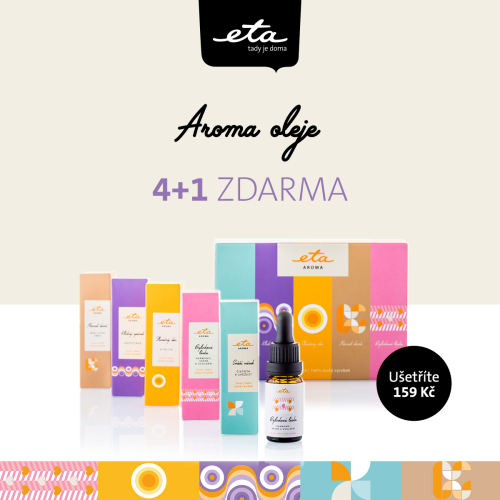 Aroma oleje ETA 4+1 ZDARMA