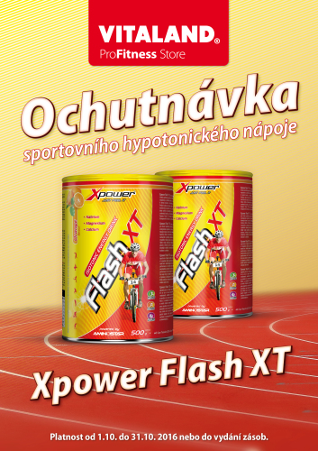 Ochutnávka XPOWER Flash ve VITALAND prodejně