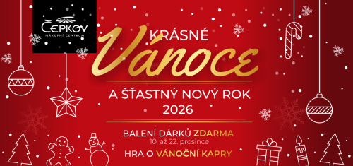 Balení dárků zdarma a hra o vánoční kapry