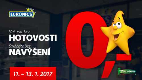 Nulové splátky v Euronics!
