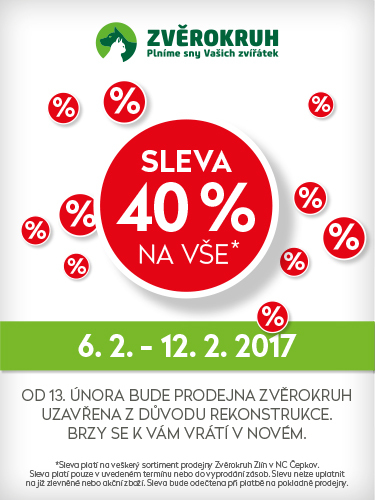 Zvěrokruh - Velký výprodej v NC Čepkov Zlín!
