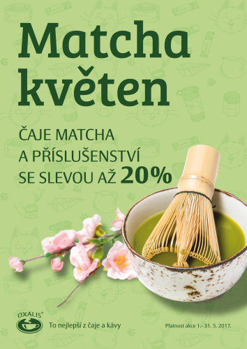 OXALIS - čaje MATCHA a příslušenství se slevou až 20%