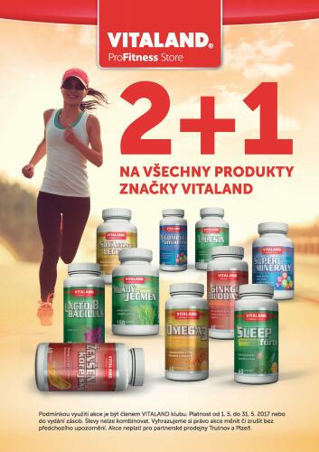 VITALAND - 2+1 na všechny produkty značky VITALAND