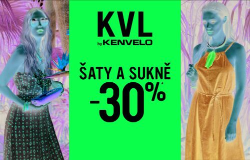 KENVELO - Šaty a sukně -30%