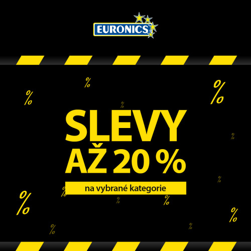 Nyní v Euronics - Slevy až 20 % na domácí spotřebiče!