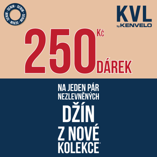 KENVELO - 250 kč dárek