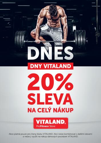 DNY VITALAND – 20% sleva na celý nákup