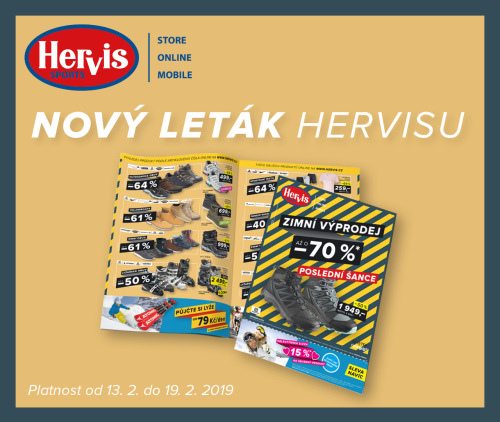 Hervis - nový leták