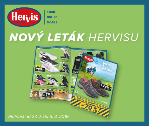 Hervis - nový leták