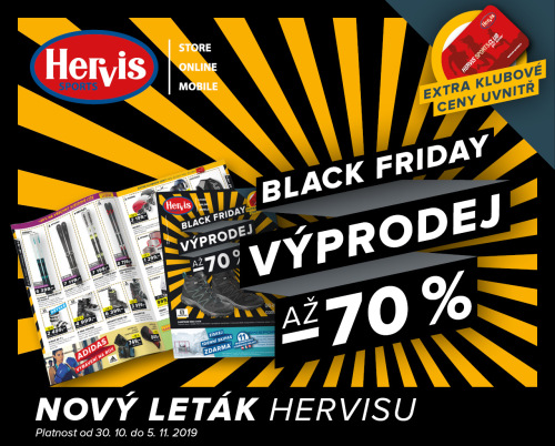 V Hervisu začíná Black Friday výprodej!